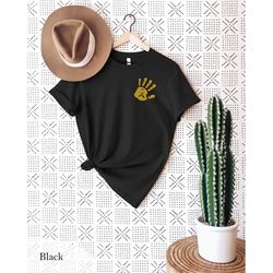 handprint childhood cancer day t-shirt, childhood cancer shirt, cancer awareness shirt, in september we wear gold shirt,