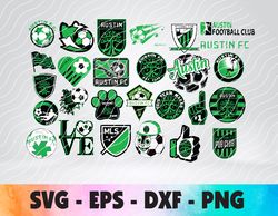 austin fc  logo, bundle logo, svg, png, eps, dxf