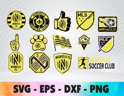 Nashville SC  logo, bundle logo, svg, png, eps, dxf