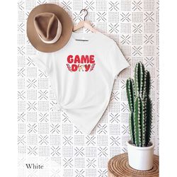 game day softball t-shirt, game day softball shirt, retro softball game day shirt, softball mom shirt, gameday softball