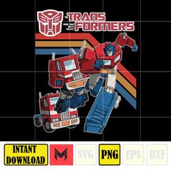 transformers movie cartoon character svg, optimus birthday svg, optimus prime digital download