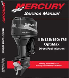 mercury optimax 115 135 150 175 dfi service manual