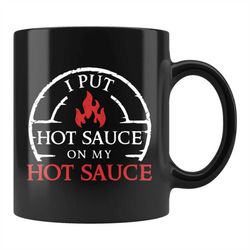 spicy food lover gift, spicy food lover mug, jalapeno lover gift, hot sauce addict gift, hot sauce addict mug, hot sauce