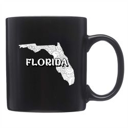 cute florida mug, cute florida gift, florida mugs, florida lover mug, florida state, fl mug, fl gift, florida state mug