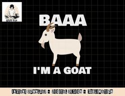 baa i m a goat costume animal funny halloween party goat png, sublimation copy