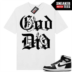 panda 1s shirts to match sneaker match tees white 'god did'