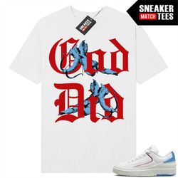 unc to chicago 2s shirts to match sneaker match tees white 'god did'