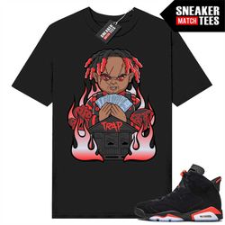 infrared 6s shirts to match sneaker match tees black 'trap chucky'
