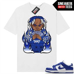 kentucky dunk low to match sneaker match tees white 'trap chucky'