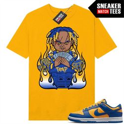 ucla dunk low to match sneaker match tees gold 'trap chucky'