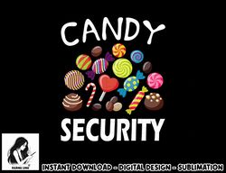candy security halloween costume party png, sublimation copy