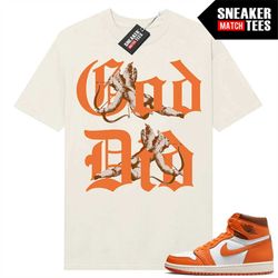 starfish 1s to match sneaker match tees sail 'god did'