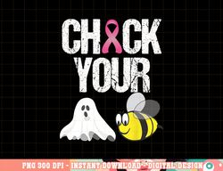 check your boo bees shirt funny breast cancer halloween gift png, sublimation copy