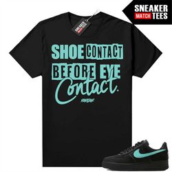tiffany force 1s shirts to match sneaker match tees black 'shoe contact'