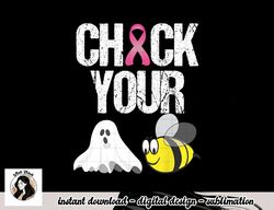 check your boo bees shirt funny breast cancer halloween gift png, sublimation copy