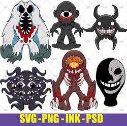 ambush svg, eyes roblox svg, jack svg, roblox doors, seek ,the figure svg,cut files for cricut png, svg, ink