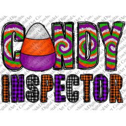 candy inspector png, halloween png, candy png, tie dye, candy corn png, pumpkin png, leopard, digital download, hallowee