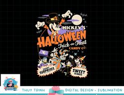 disney mickeys halloween trick or treat candy co. png, sublimation copy