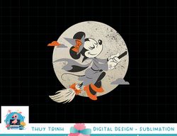 disney minnie mouse flying witch costume halloween png, sublimation copy