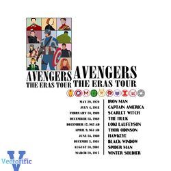 avengers the eras tour svg avenger assemble png file