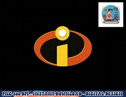 disney pixar incredibles logo halloween costume png, sublimation copy