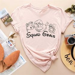 squad goals tee, the little mermaid, under the sea shirt, sebastian shirt, the little mermaid shirt, disneyland shirt, d