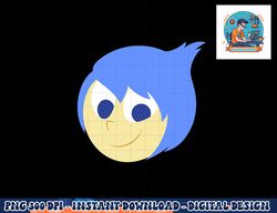 disney pixar inside out joy face halloween png, sublimation copy