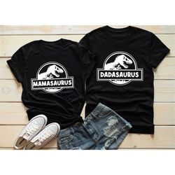 dinosaur shirts, family matching dinosaur birthday shirts, mamasaurus shirt, dadasaurus shirt, camouflage shirt for men,