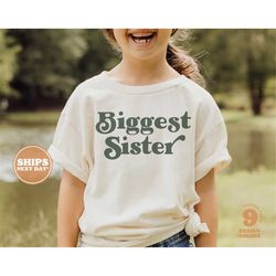 biggest sister shirt toddler shirt - 3rd baby pregnancy announcement shirt - sibling natural infant, toddler & youth tee