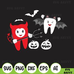 tooth svg, tooth halloween svg