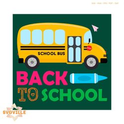 back to school bus svg cool teacher svg digital cricut file