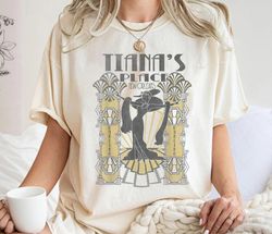 tiana's place art deco poster shirt, princess and the frog t-shirt, tiana shirt, disney princess tee gift ideas for men