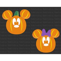 halloween pumpkin mouse head svg, trick or treat svg, spooky vibes svg, boo svg, fall svg, svg, png files for cricut sub