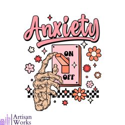 anxiety on svg mental health awareness svg digital file