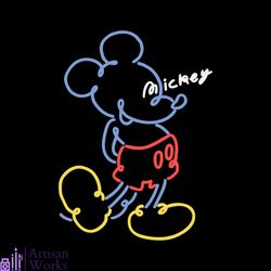 cute disney mickey stands x uniqlo svg graphic design file