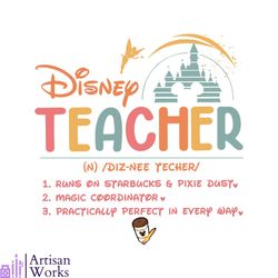 disney teacher definition svg disney back to school svg file