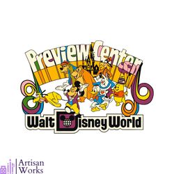 walt disney world preview center svg graphic design file