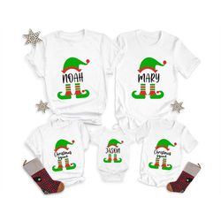 custom elf shirt, christmas custom shirt, personalized elf shirt, custom text elf, christmas elf gift, personalized chri