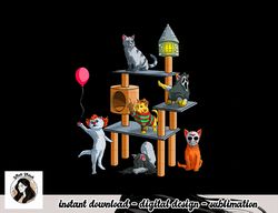 funny cat horror movies cute halloween for cat kitty lovers png, sublimation copy