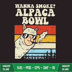 wanna smoke alpaca smoke hooded sweatsvg