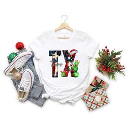 texas shirt, christmas texas shirt, texas cactus shirt, texas christmas lights shirt, merry christmas texas, texas xmas