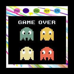 game over svg, gaming svg, game life svg, video games svg, gamer for silhouette, files for cricut, svg, dxf, eps, png in
