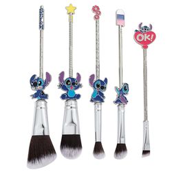 stitch makeup brushes disney 5pcs/set lilo & stitch soft hair blush concealer eye shadow foundation lip cosmetics brush