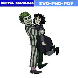 it's showtime svg, beetlejuice and lydia svg, horror movie svg, horror character svg, halloween svg, cartoon svg