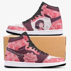 spirited away chihiro jd1 shoes, sakata gintoki gintama jordan 1 shoes, sakata gintoki gintama sneaker shoes