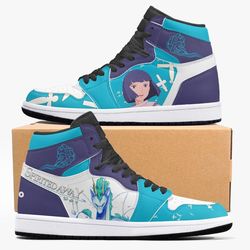 spirited away haku jd1 shoes, sakata gintoki gintama jordan 1 shoes, sakata gintoki gintama sneaker shoes