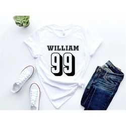 sports number game day shirt, custom football shirt, personalized football shirt, name and number football shirt, custom