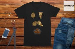 pizza  pineapple poo funny t-shirt for men, fun graphic tees, cool mens t shirts