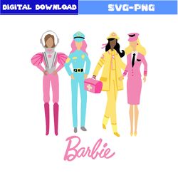 barbie 60th anniversary fashion svg, barbie svg, cartoon svg, png digital file