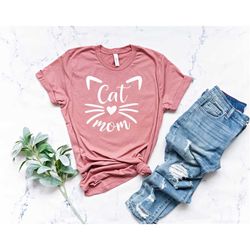 Cat Mama Shirt, Cat Mom Shirt, Cat Shirt, Cat Lover, Mother's Day Gift For Mom, Cat Lover Gift, Cat Shirt, Cat Mama T-Sh